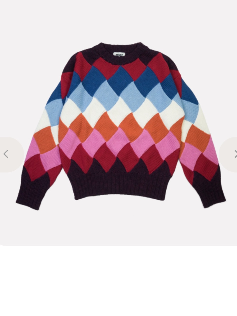 Gigi Knitwear Basket-Weave sweater